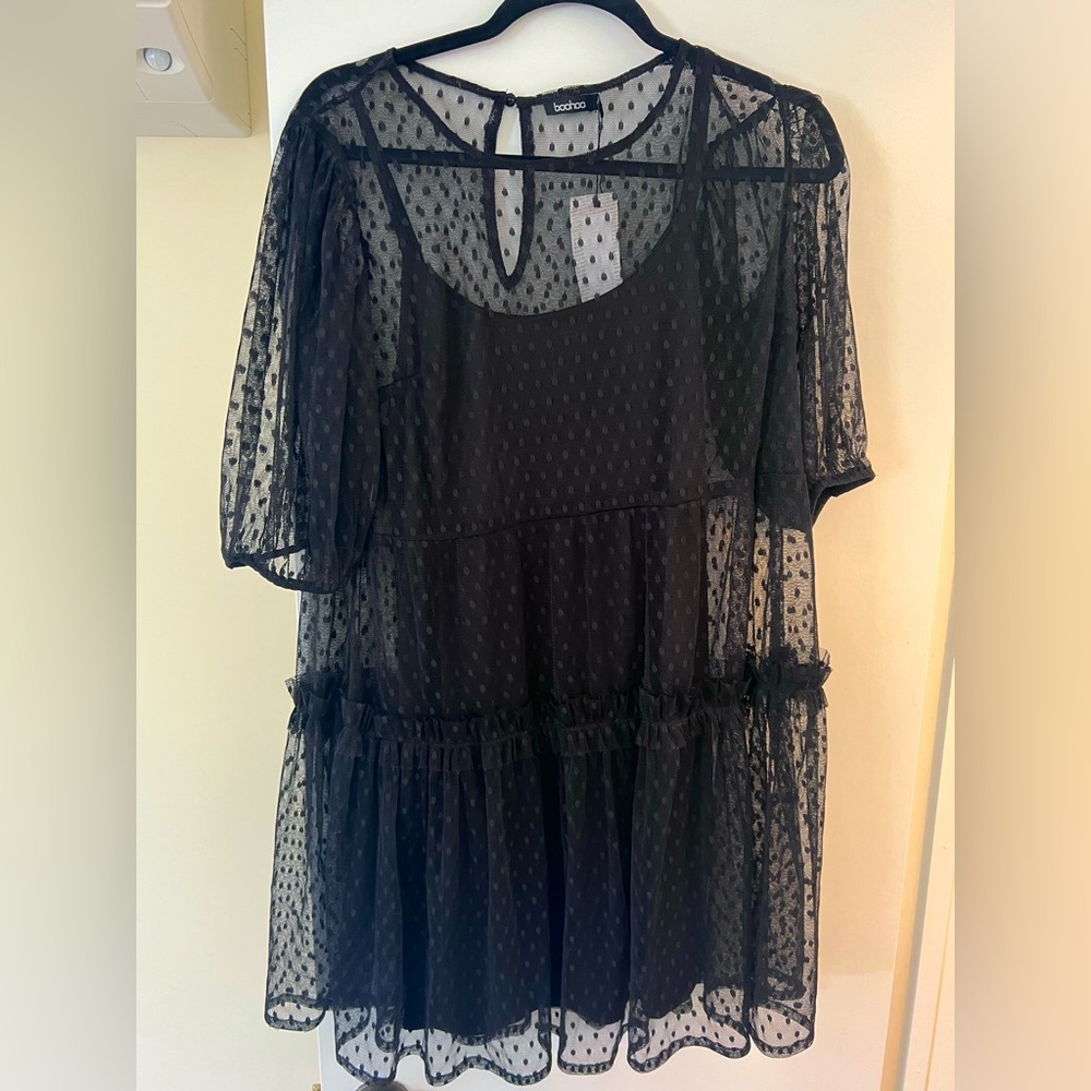 Boohoo Black Dress